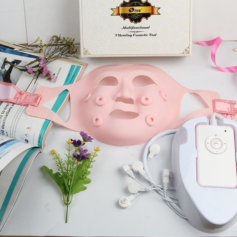 LED Color Light Mask Vibration Massage Beauty Instrument